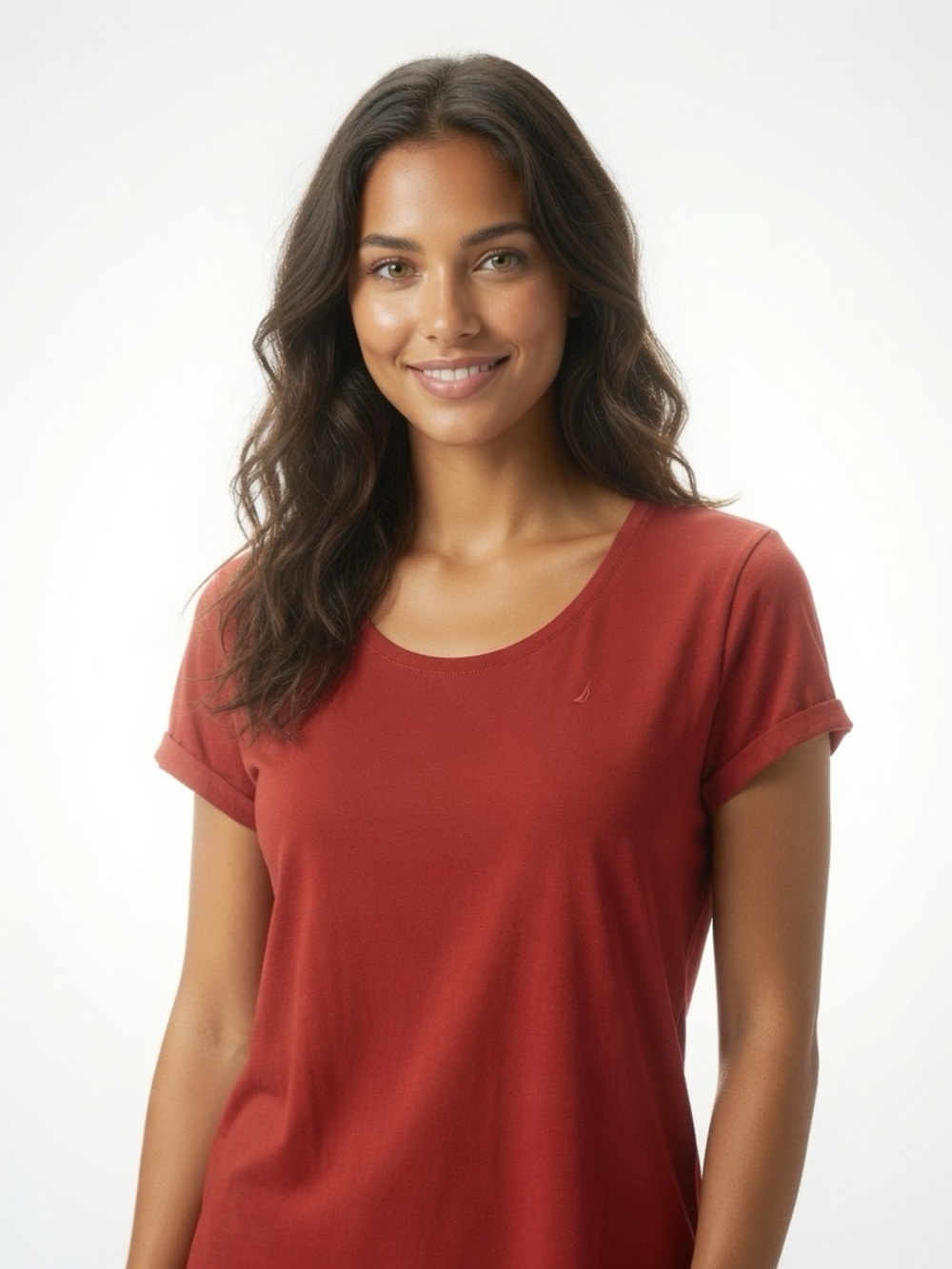 Nautica Bright Red Short Sleeve Tee